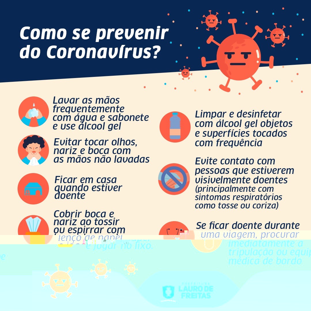 Exames descartam coronav�rus em Lauro de Freitas