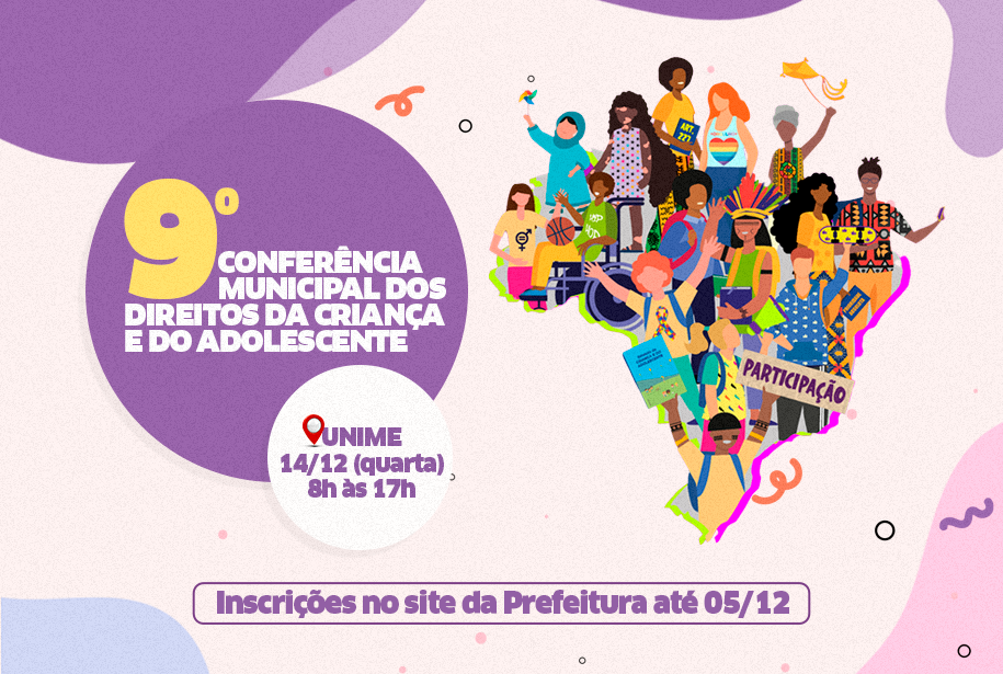 Em Lauro de Freitas, CMDCA abre inscri��es para a 9� Confer�ncia Municipal dos Direitos da Crian�a e do Adolescente