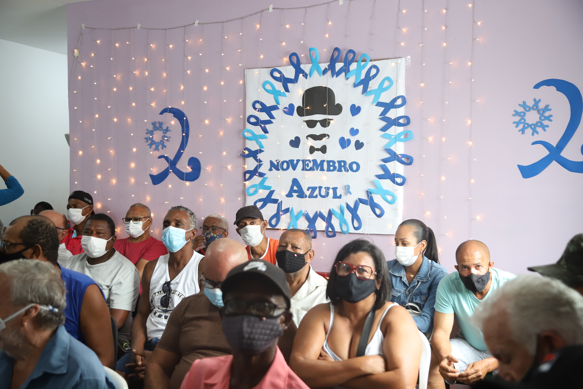 Novembro Azul: mais de 200 homens participam de palestras, consultas e exames no Hospital Jorge Novis
