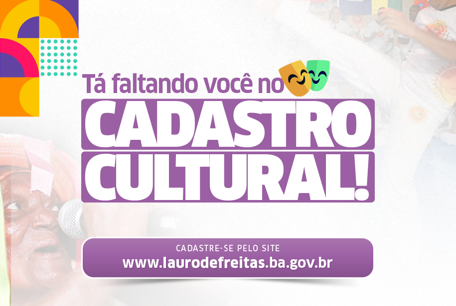 Cadascult: Cultura lan�a novo cadastro para a classe art�stica de Lauro de Freitas