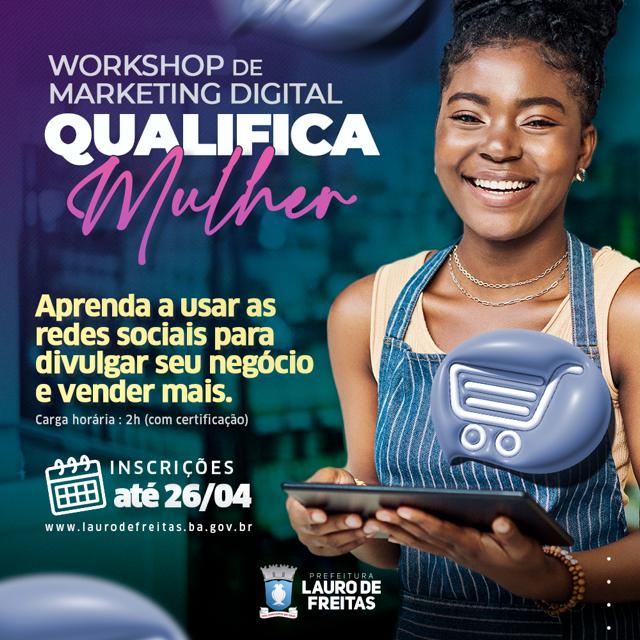 Workshop prepara mulheres de Lauro de Freitas para utilizar internet na divulga��o de trabalhos