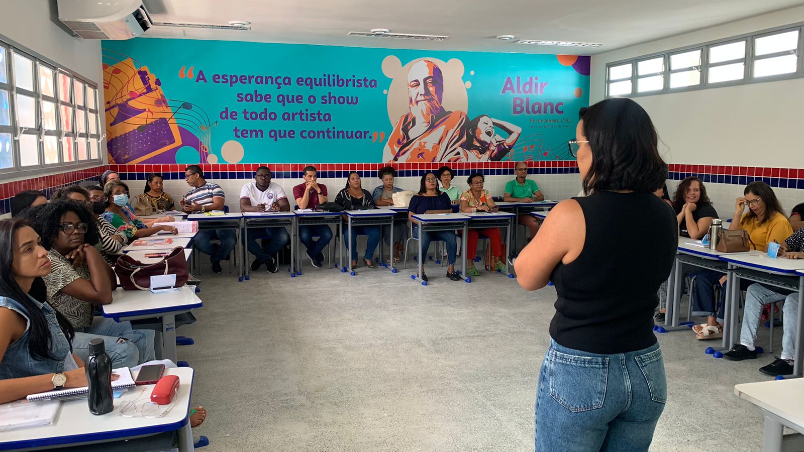 Parceria entre SEMED e Editora Moderna promove ciclo de formao para professores e coordenadores em Lauro de Freitas