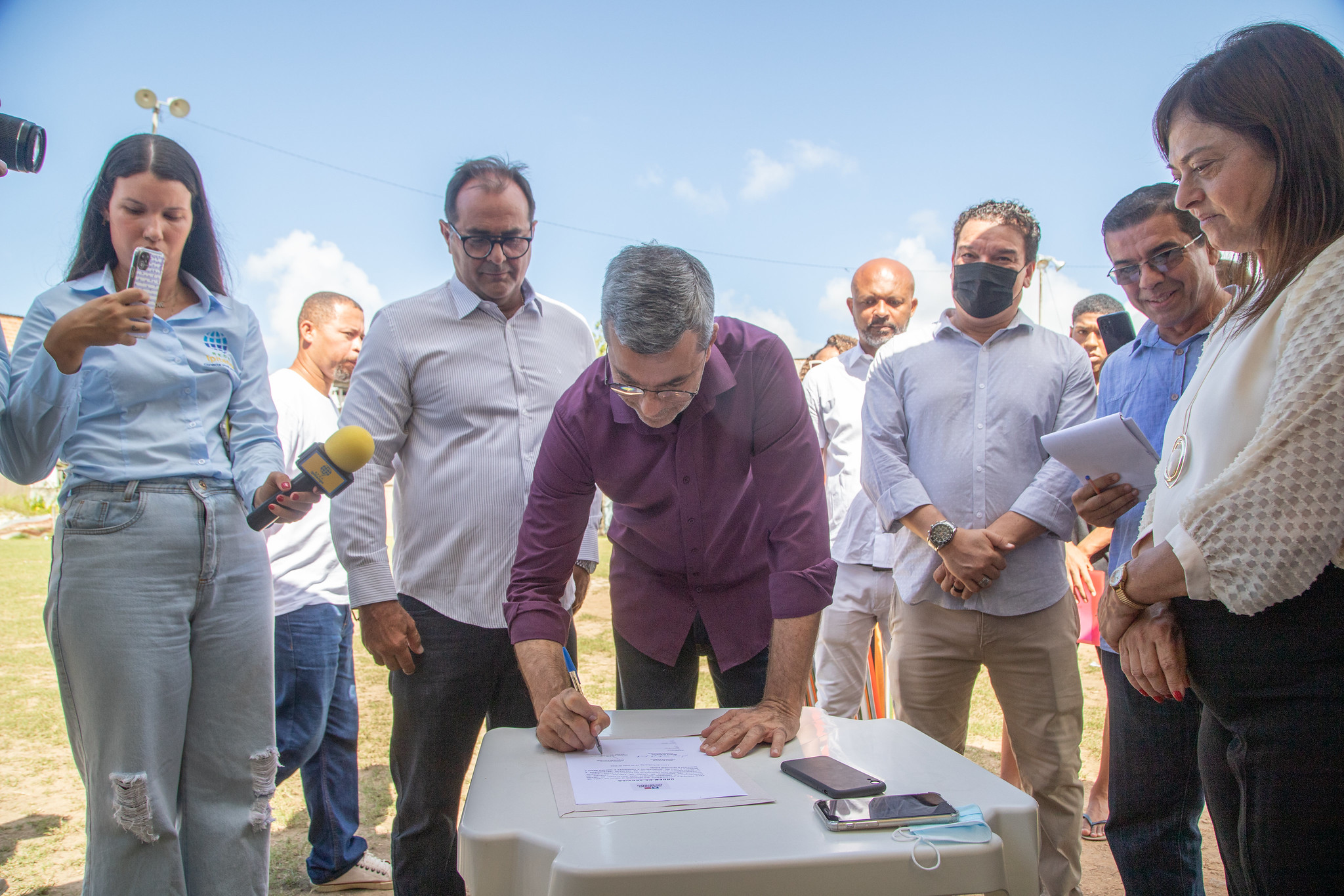 Sudesb autoriza constru��o de areninha society na comunidade de Vila Nova de Port�o com previs�o de entrega em 90 dias